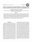 Research paper thumbnail of EFFECT OF BOTANICAL SEED PRIMING ON SEED QUALITY CHARACTERS IN BLACKGRAM [ VIGNA MUNGO ( L . ) HEPPER ] cv . CO 6