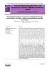 Research paper thumbnail of The Application of Jigsaw Cooperative Learning Model through Lesson Study in the Grade X of State Vocational High School/SMK in Sukoharjo