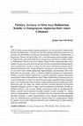 Research paper thumbnail of A Survey Study on the Perception of Turkey Eurasian and Central Asian Peoples Identity and Integration