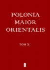 Research paper thumbnail of POLONIA MAIOR ORIENTALIS 2023, T. X