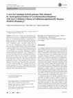 Research paper thumbnail of A new low bandgap hybrid polymer film obtained by electropolymerization of 3,4-ethylenedioxythiophene with bis(1,3-dithiole-2-thione-4,5-dithiolate)platinate(II) dianion, PEDOT/[Pt(dmit)2]2−