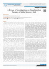 Research paper thumbnail of A Review of Investigations on Claus Reaction Furnace of Sulfur Recovery Unit