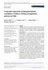 Research paper thumbnail of Long-term trajectories of intergenerational coresidence: Evidence of living arrangements patterns in Chile