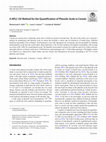 Research paper thumbnail of A HPLC-UV Method for the Quantification of Phenolic Acids in Cereals