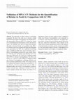 Research paper thumbnail of Validation of HPLC-UV Methods for the Quantification of Betaine in Foods by Comparison with LC-MS