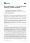 Research paper thumbnail of Rapid On-Site Formation of a Free-Standing Flexible Optical Link for Sensing Applications