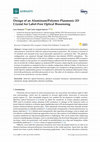 Research paper thumbnail of Design of an Aluminum/Polymer Plasmonic 2D Crystal for Label-Free Optical Biosensing