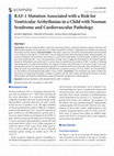 Research paper thumbnail of RAF-1 Mutation Associated with a Risk for Ventricular Arrhythmias in a Child with Noonan Syndrome and Cardiovascular Pathology