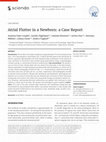 Research paper thumbnail of Atrial Flutter in a Newborn: a Case Report