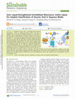 Research paper thumbnail of Ionic Liquid-Strengthened Immobilized Rhizomucor miehei Lipase for Catalytic Esterification of Itaconic Acid in Aqueous Media