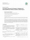 Research paper thumbnail of Convergence Theorems for Bregman<i>K</i>-Mappings and Mixed Equilibrium Problems in Reflexive Banach Spaces