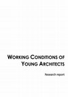 Research paper thumbnail of Working conditions of the young Czech architects