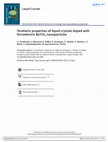 Research paper thumbnail of «Terahertz properties of liquid crystals doped with ferroelectric BaTiO₃ nanoparticles prepared by the sol-gel process»