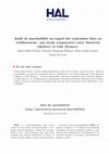 Research paper thumbnail of Audit de marchabilité au regard des contraintes liées au vieillissement : une étude comparative entre Montréal (Québec) et Lille (France)