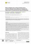 Research paper thumbnail of Effects of Nigella sativa on Plasma Oxidative Stress, and Some Apoptotic Protein Markers in Cerebrum and Hippocampus in Pentylenetetrazol-Induced Kindling Rats