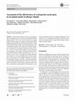 Research paper thumbnail of Assessment of the effectiveness of cyclosporine nasal spray in an animal model of allergic rhinitis