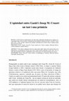 Research paper thumbnail of L'epistolari entre Gaziel i Josep M. Cruzet: un tast i una primícia