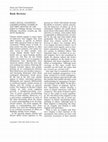 Research paper thumbnail of Early social cognition: understanding others in the first months of life. Edited by Philippe Rochat, Lawrence Erlbaum Associates, London, pp. 344. £63.95 (hardback)