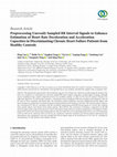 Research paper thumbnail of Preprocessing Unevenly Sampled RR Interval Signals to Enhance Estimation of Heart Rate Deceleration and Acceleration Capacities in Discriminating Chronic Heart Failure Patients from Healthy Controls