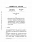 Research paper thumbnail of Learning Non-Linear Feature Maps