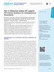 Research paper thumbnail of Part 3. Advanced cardiac life support: 2015 Korean Guidelines for Cardiopulmonary Resuscitation