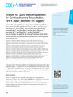 Research paper thumbnail of Erratum to “2020 Korean Guidelines for Cardiopulmonary Resuscitation. Part 4. Adult advanced life support”