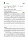 Research paper thumbnail of A Comparison of Forest Tree Crown Delineation from Unmanned Aerial Imagery Using Canopy Height Models vs. Spectral Lightness