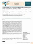 Research paper thumbnail of Contribuições técnicas e socioculturais da prevenção quaternária para a atenção primária à saúde