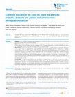 Research paper thumbnail of Controle do câncer do colo do útero na atenção primária à saúde em países sul-americanos: revisão sistemática