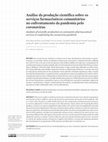 Research paper thumbnail of Análise da produção científica sobre os serviços farmacêuticos comunitários no enfrentamento da pandemia pelo coronavírus