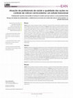 Research paper thumbnail of Atuação de profissionais de saúde e qualidade das ações no controle de câncer cervicouterino: um estudo transversal