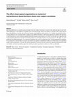 Research paper thumbnail of The efect of perceptual organization on numerical and preference‑based decisions shows inter‑subject correlation