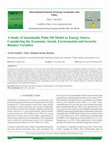 Research paper thumbnail of A Study of Sustainable Palm Oil Model as Energy Source Considering the Economic, Social, Enviromental and Security Balance Variables