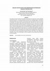 Research paper thumbnail of Analisis Faktor-Faktor Yang Mempengaruhi Ketersediaan Pangan DI Provinsi Aceh