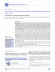 Research paper thumbnail of Correlation coefficients of three self-perceived orthodontic treatment need indices