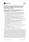 Research paper thumbnail of Associations of Maternal Dietary Patterns during Pregnancy with Offspring Adiposity from Birth Until 54 Months of Age