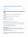 Research paper thumbnail of Perceived and Real Water Competency and Drowning Risk Among Adults