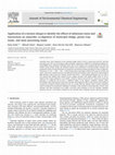 Research paper thumbnail of Application of a mixture design to identify the effects of substrates ratios and interactions on anaerobic co-digestion of municipal sludge, grease trap waste, and meat processing waste