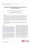 Research paper thumbnail of Evaluating the Perceptual Uniformity of Color Sequences for Feature Discrimination