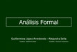 Research paper thumbnail of Análisis formal