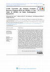 Research paper thumbnail of Credit Guarantee the National Economic Recovery Program (PEN) for MSMEs: A Case Study of MSMEs for Bank Pembangunan Daerah DIY