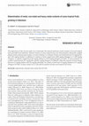 Research paper thumbnail of Determination of metal, non-metal and heavy metal contents of some tropical fruits growing in Indonesia