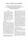 Research paper thumbnail of Cyclonet - a database on cell cycle regulation ?