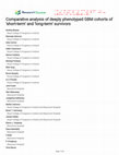 Research paper thumbnail of Comparative analysis of deeply phenotyped GBM cohorts of ‘short-term’ and ‘long-term’ survivors