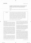 Research paper thumbnail of A guide to practical aspects of measurement of human nasal airflow by rhinomanometry