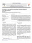 Research paper thumbnail of Permeation of model hydrophilic drug through biomimetic supported multi-liquid membrane