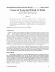 Research paper thumbnail of Financial Analysis Of Bank Al Bilad