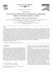 Research paper thumbnail of Sensitization to caffeine and cross-sensitization to amphetamine: Influence of individual response to caffeine