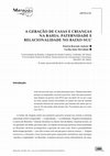 Research paper thumbnail of A geração de casas e crianças na Bahia: paternidade e relacionalidade no Baixo-Sul