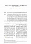 Research paper thumbnail of Vehicle Pair Activity Classification using QTC and Long Short Term Memory Neural Network